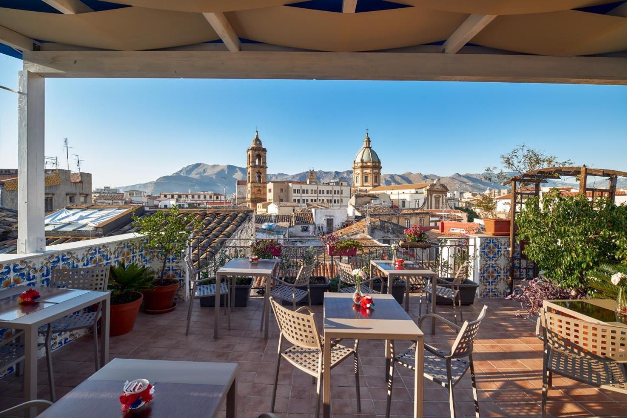 לינה וארוחת בוקר פלרמו La Terrazza Sul Centro מראה חיצוני תמונה