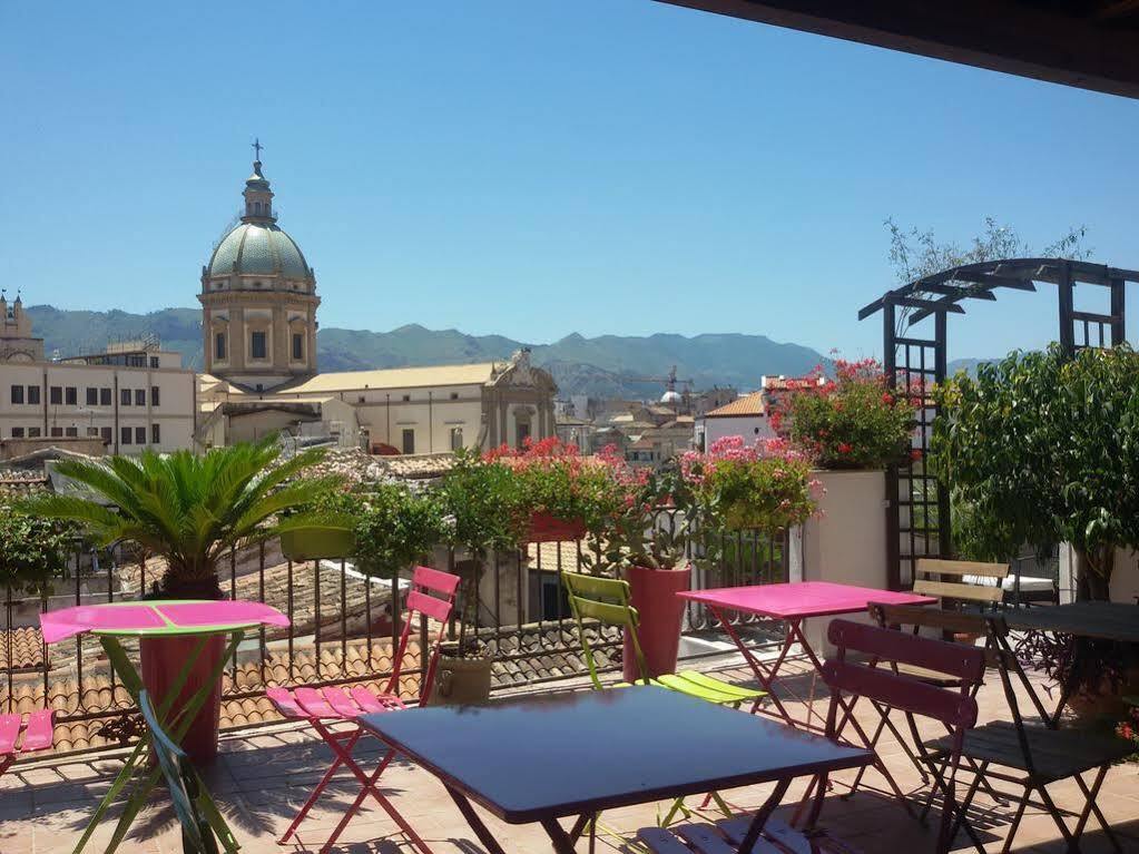 לינה וארוחת בוקר פלרמו La Terrazza Sul Centro מראה חיצוני תמונה